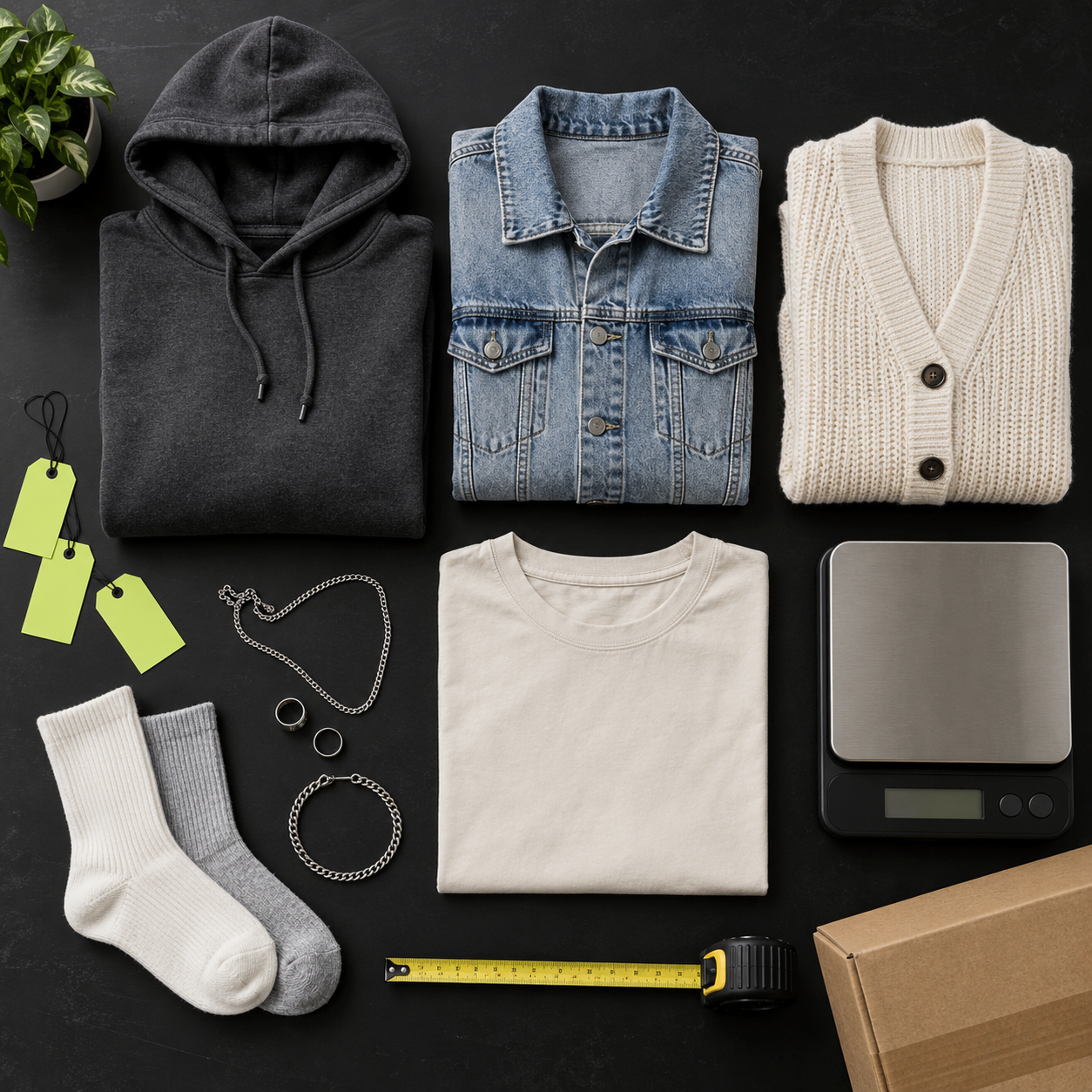 Apparel and accessories prepared for product sourcing
